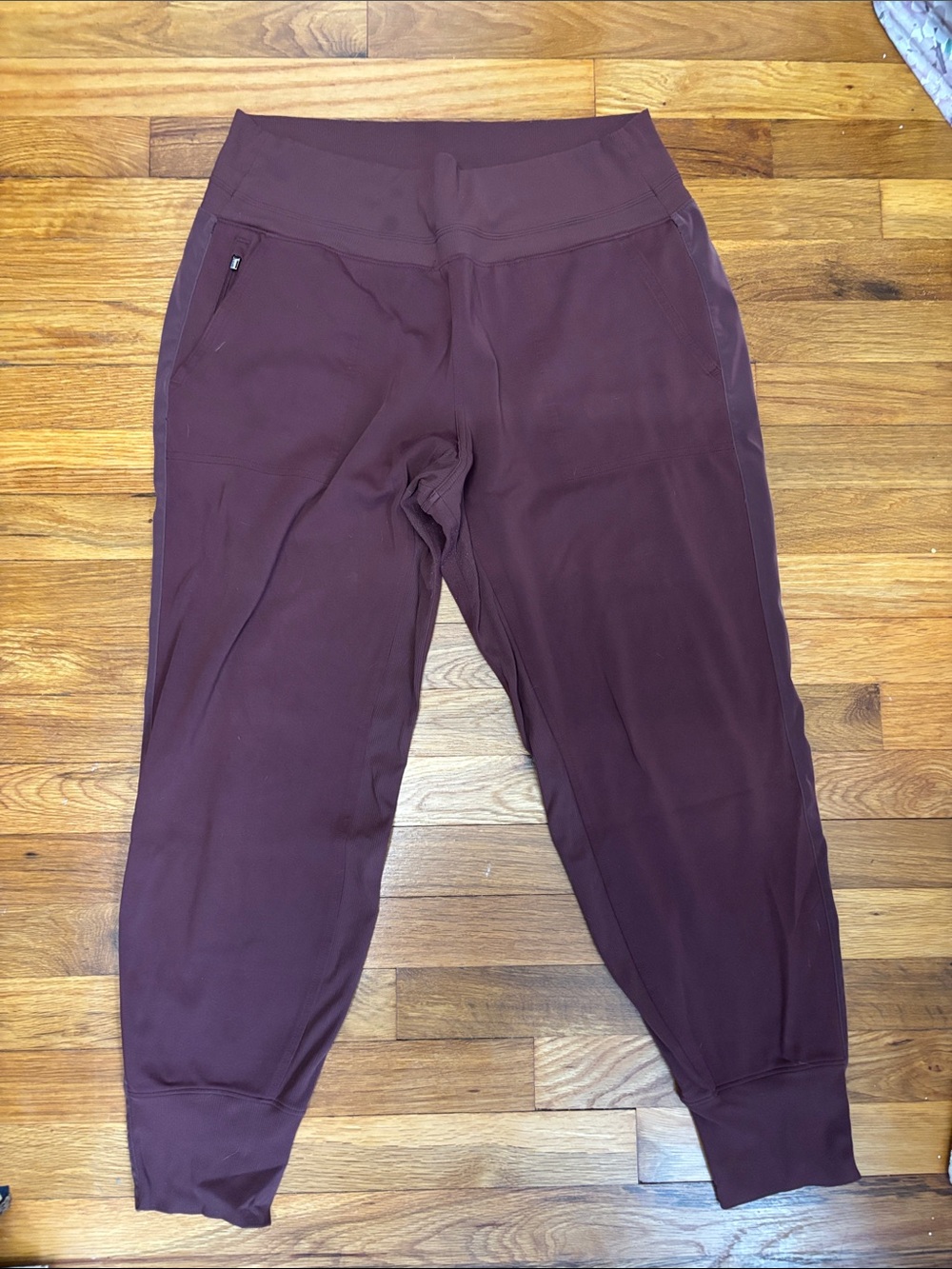 Athleta Maroon Athletic Joggers size L